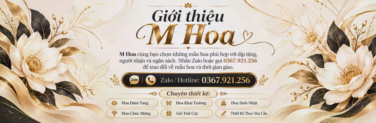 Ảnh bìa Shop hoa tươi Xã Châu Hoà Vĩnh Long - Gửi hoa thay một lời nhắn